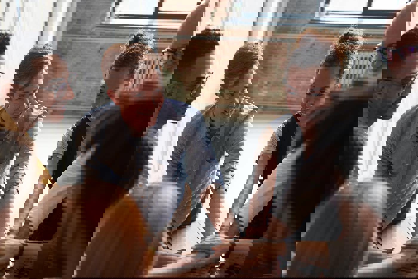 Group of 20-something professionals